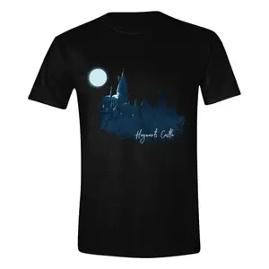 Tričko PCMerch Harry Potter Moon Hogwarts Castle Painted image-0