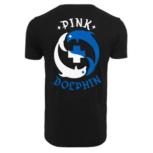T-shirt Pink Dolphin ying yang image-1