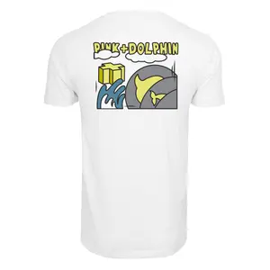 T-shirt Pink Dolphin level up image-1