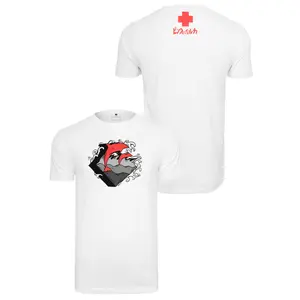 T-shirt Pink Dolphin summer wave image-2