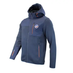 Polaire con capucha desmontable con paneles de softshell Peak Mountain Carhood image-2