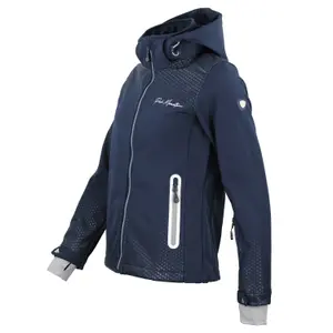 Damen Fleece-Zip-Hoodie Peak Mountain Softshell image-2