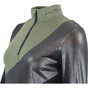 Camiseta de manga larga con cremallera para mujer Peak Mountain Aramis image-3