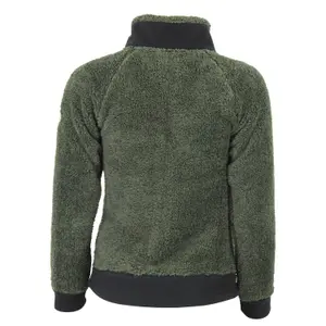 Women's zipped fleece Peak Mountain Coral Sherpa 300G image-1