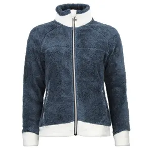 Women's zipped fleece Peak Mountain Coral Sherpa 300G