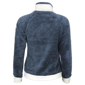 Women's zipped fleece Peak Mountain Coral Sherpa 300G image-1