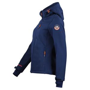 Softshell hættejakke til kvinder Peak Mountain Aclaude image-2