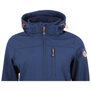 Softshell hættejakke til kvinder Peak Mountain Aclaude image-3