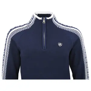 Pullover de gola alta com 1/2 fecho para mulher Peak Mountain Adomino image-3