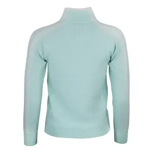 Pullover de gola alta com 1/2 fecho para mulher Peak Mountain Adomino image-1