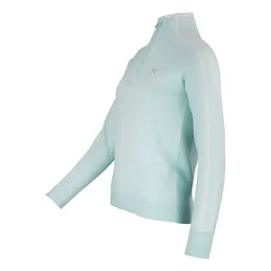 Pullover de gola alta com 1/2 fecho para mulher Peak Mountain Adomino image-2