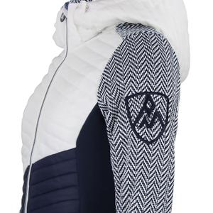 Women’s fleece jacket with quilted panels Peak Mountain Amir image-2