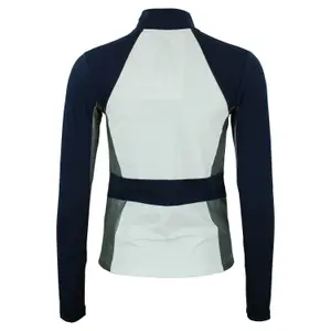 T-shirt 1ere peau avec zip femme Peak Mountain image-1