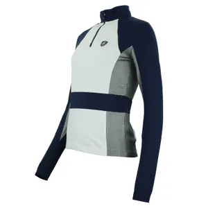 T-shirt 1ere peau avec zip femme Peak Mountain image-2