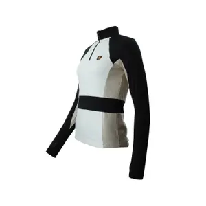 T-shirt 1ere peau avec zip femme Peak Mountain image-2