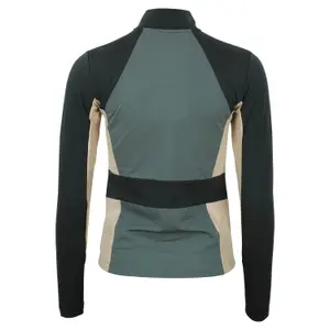 T-shirt 1ere peau avec zip femme Peak Mountain image-1