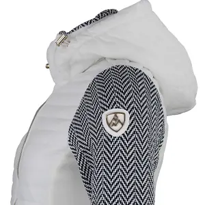 Chaqueta polar con capucha desmontable y paneles acolchados mujer Peak Mountain Andomo image-4