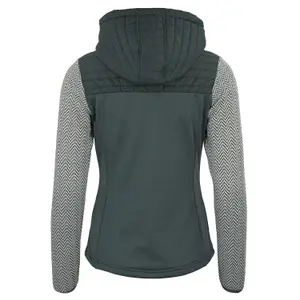 Chaqueta polar con capucha desmontable y paneles acolchados mujer Peak Mountain Andomo image-1