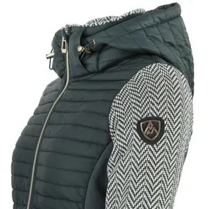 Chaqueta polar con capucha desmontable y paneles acolchados mujer Peak Mountain Andomo image-4