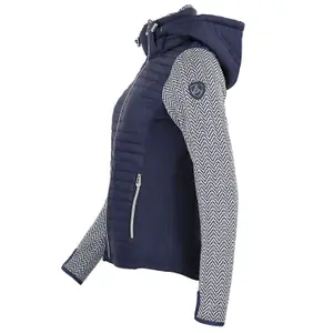 Chaqueta polar con capucha desmontable y paneles acolchados mujer Peak Mountain Andomo image-2