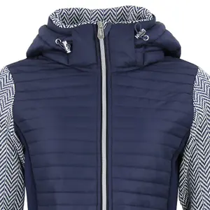 Chaqueta polar con capucha desmontable y paneles acolchados mujer Peak Mountain Andomo image-3