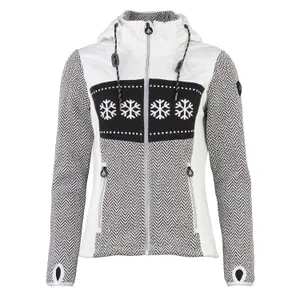 Gevoerde hoodie met rits voor dames Peak Mountain image-0