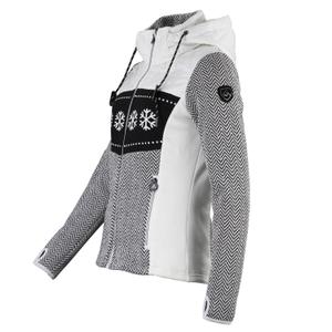 Gevoerde hoodie met rits voor dames Peak Mountain image-2