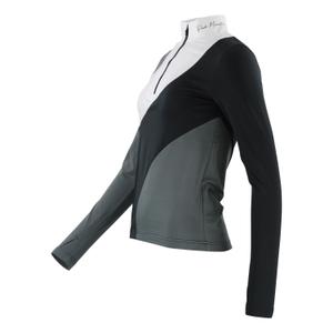 Camiseta de manga larga con cremallera para mujer Peak Mountain Aramis image-2