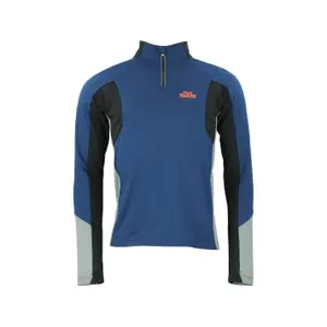 T-shirt 1ere peau avec zip Peak Mountain image-0