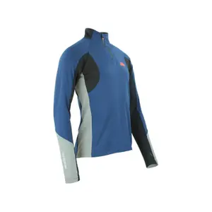 T-shirt 1ere peau avec zip Peak Mountain image-1