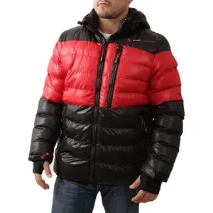 captin-yl-b-noir-rouge-ski-daunenjacke-peak-mountain-captin-schwarz-rot