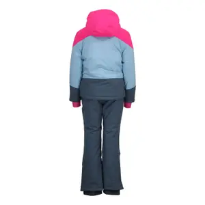 Completo giacca e pantaloni da sci per ragazza Peak Mountain Facorse image-1