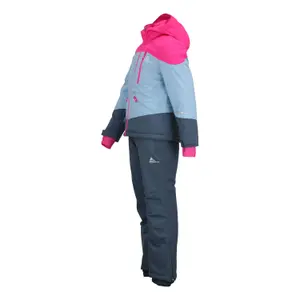 Completo giacca e pantaloni da sci per ragazza Peak Mountain Facorse image-2