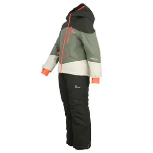 Completo giacca e pantaloni da sci per ragazza Peak Mountain Facorse image-2
