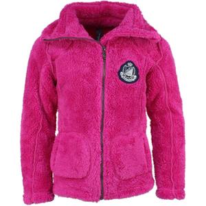 gasana-nk-1-fushia-fleecejacka-for-flickor-peak-mountain-coral-sherpagasana-fushia