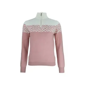Jersey de mujer con media cremallera y cuello alto Peak Mountain Akar image-0