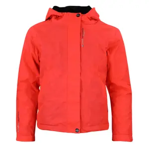 Girls' double fleece ski jacket Peak Mountain Fajik image-1