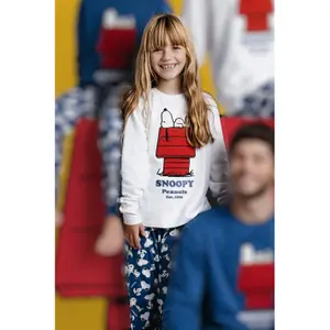 Girls' long-sleeve pyjamas Peanuts Snoopy Home image-2