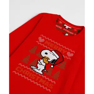 Langarm-Pyjama für Kinder Peanuts Merry Christmas image-2