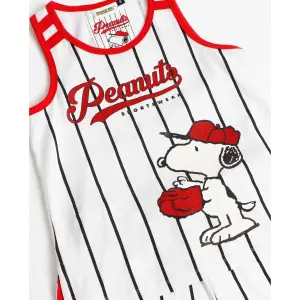 Sleeveless girls' pyjama Peanuts Snoopy Strike image-3