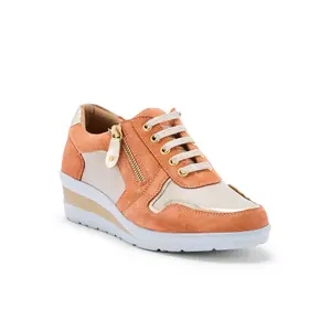 Baskets cuir à aérosemelle® femme Pédiconfort image-1