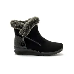 Botines de mujer con cremallera y forradas Pédiconfort image-0