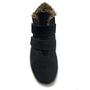 Women's suede leather ankle boots with Velcro straps Pédiconfort image-2