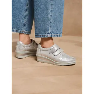 Leather Velcro Derby Shoes for Women Pédiconfort image-6