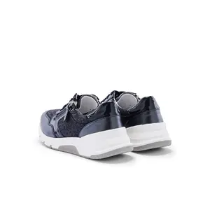 Baskets cuir et textile femme Pédiconfort image-3