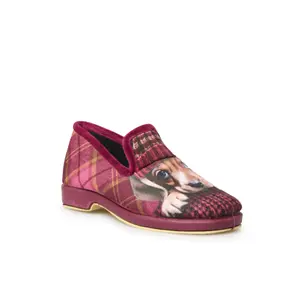 Hausschuhe mit Katzen- oder Hundemuster für Frauen Pédiconfort image-2