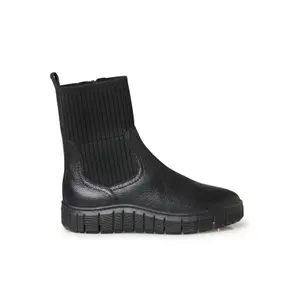 Kobiece botki na grubej podeszwie z elastycznymi wstawkami Pédiconfort image-1