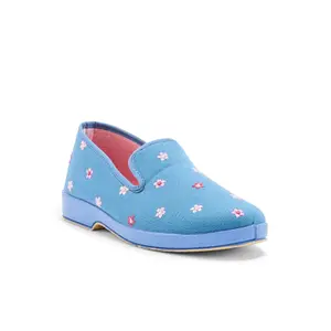 Pantofole ricamate in spugna da donna Pédiconfort image-1