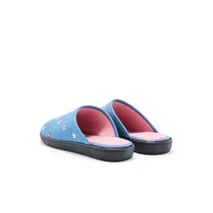 Mules bordadas con interior de esponja para mujer Pédiconfort image-2