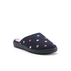 Mules bordadas con interior de esponja para mujer Pédiconfort image-1